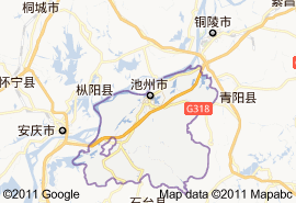 贵池区地图