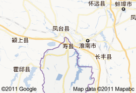 寿县地图