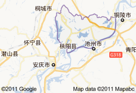 樅陽縣地圖