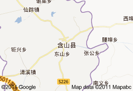 含山縣地圖