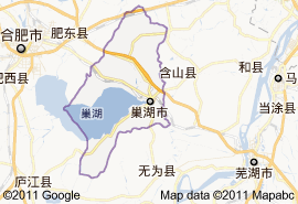 居巢區地圖