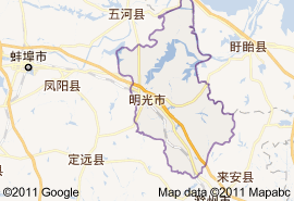 明光市地圖