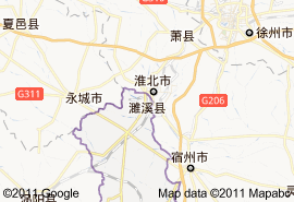 濉溪縣地圖