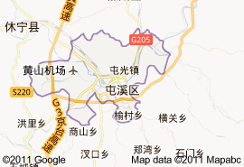 屯溪區地圖
