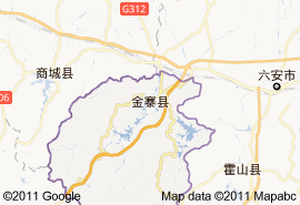 金寨縣地圖