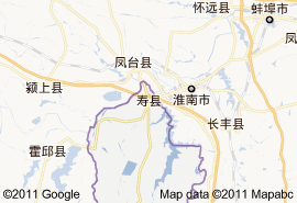 壽縣地圖