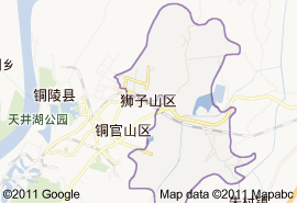 獅子山區地圖