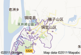 銅官山區地圖