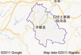 豐都縣地圖