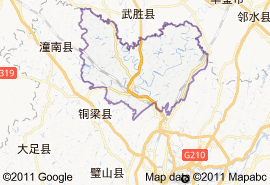 合川區地圖