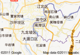 南岸區地圖