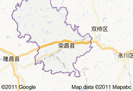 榮昌縣地圖