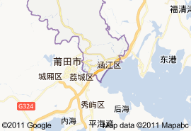 涵江區地圖