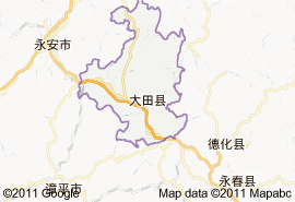 大田縣地圖