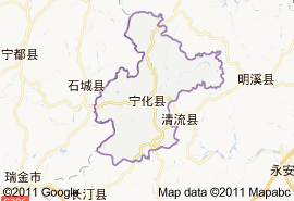 寧化縣地圖