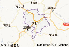 沙縣地圖