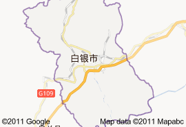 白銀區地圖