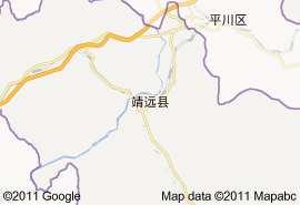 靖遠縣地圖
