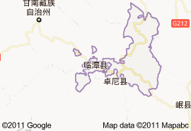 臨潭縣地圖