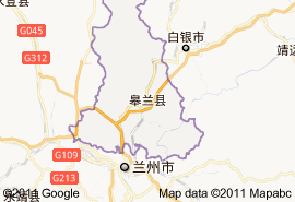 皋蘭縣地圖