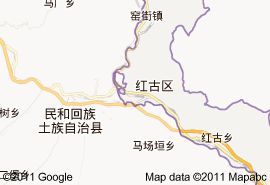 紅古區地圖