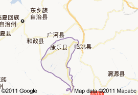 康樂縣地圖