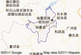 臨夏縣地圖