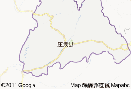 莊浪縣地圖
