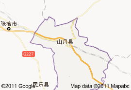 山丹縣地圖