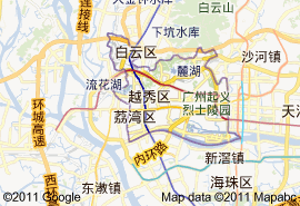 越秀區地圖