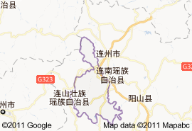 連南瑤族自治縣地圖