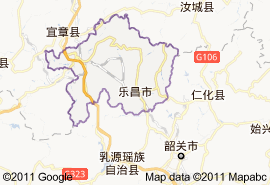 樂昌市地圖
