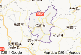 仁化縣地圖