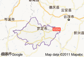 羅定市地圖