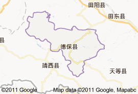 德保縣地圖