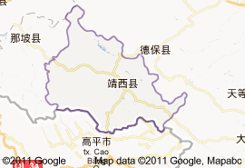 靖西縣地圖