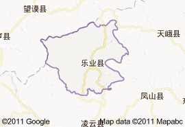 樂業縣地圖