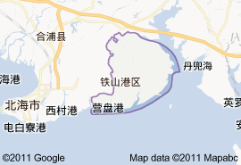 鐵山港區地圖