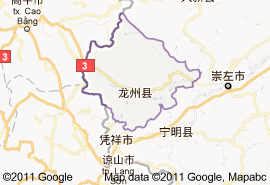 龍州縣地圖