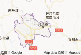 金城江區地圖