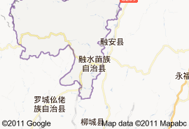 融水苗族自治縣地圖