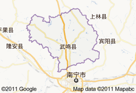 武鳴縣地圖