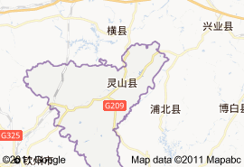 靈山縣地圖