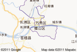 蝶山區地圖