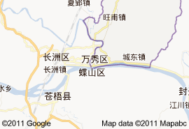 萬秀區地圖
