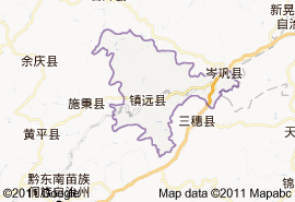 鎮遠縣地圖