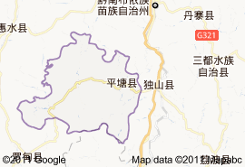 平塘縣地圖