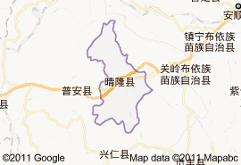 晴隆縣地圖