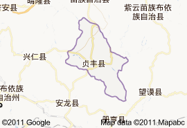 貞豐縣地圖