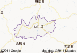 石阡縣地圖